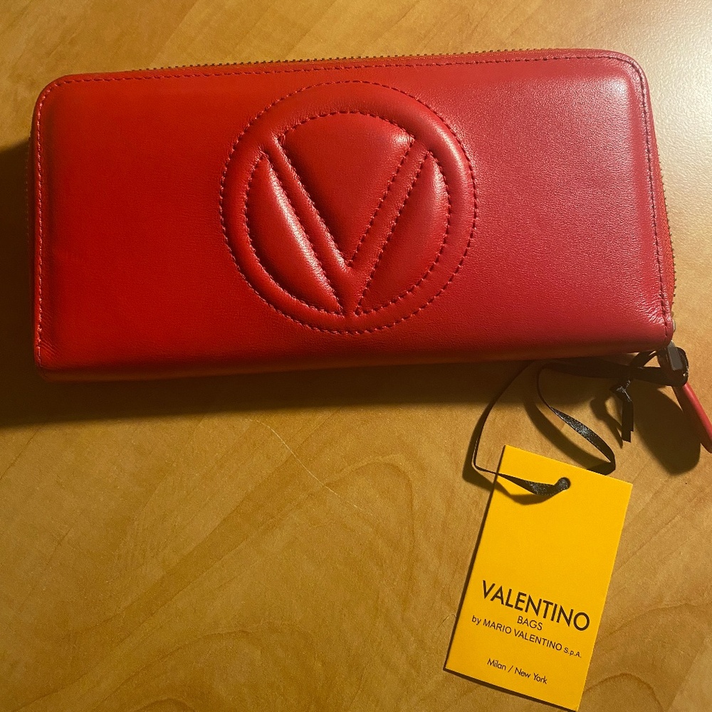 Valentino by Mario Valentino Red Wallet